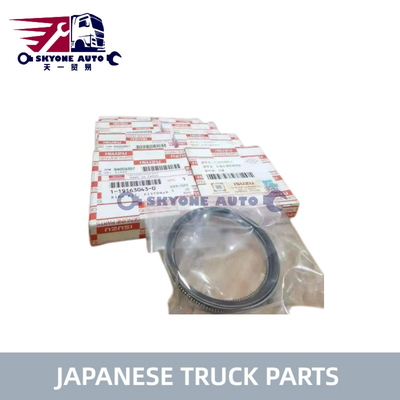 Kit de segments de piston pour compresseur d'air de camion japonais 1-19163043-0 1191630430 pour camions ISUZU FTR32 6HE1T 6HK1 et moteurs Hino