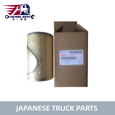 Filtre à huile pour pièces de camion japonais 1-13240132-0 1132401320 pour camions ISUZU FVR 6HE1 6HK1 6HH1T PIÈCES DE CAMION ISUZU