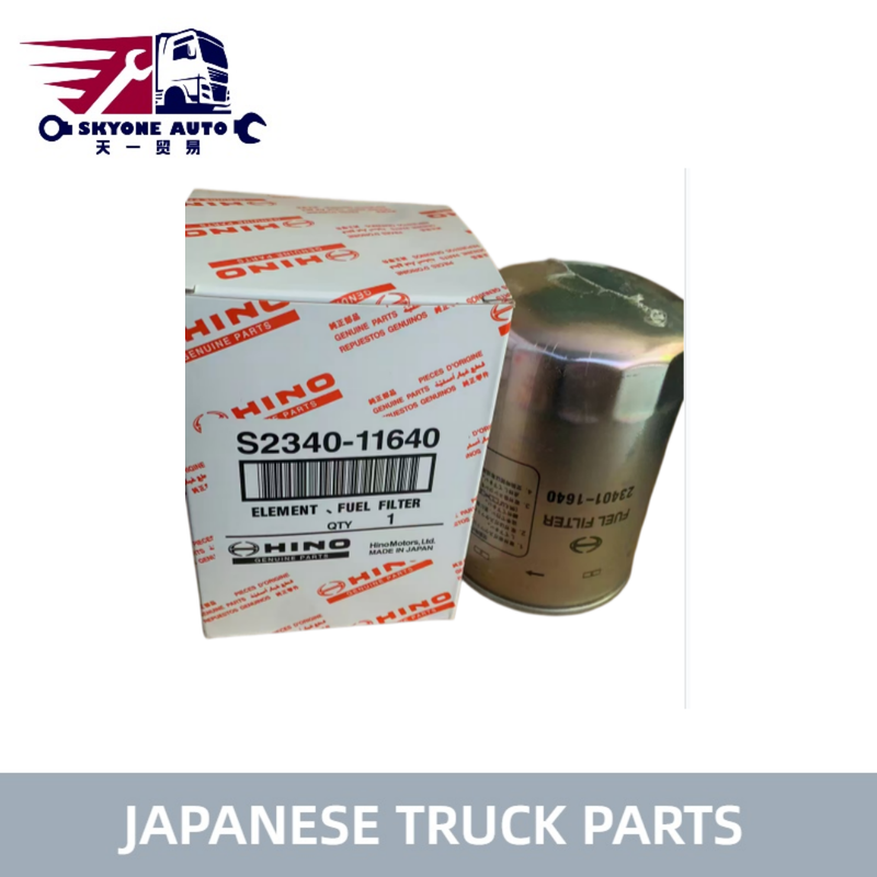 S2340-11640 FF1305 23401-1221 Filtre à carburant pour le camion KOBELCO/HINO 700 Profia E13C P11C SH1E Pièces détachées japonaises de haute qualité