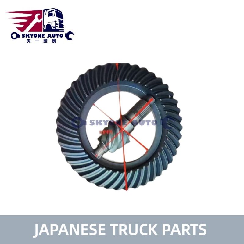 Parties pour camions japonais, pignon à couronne 41221-E0640 Rapport 6/41 Pour HINO 500 RANGER