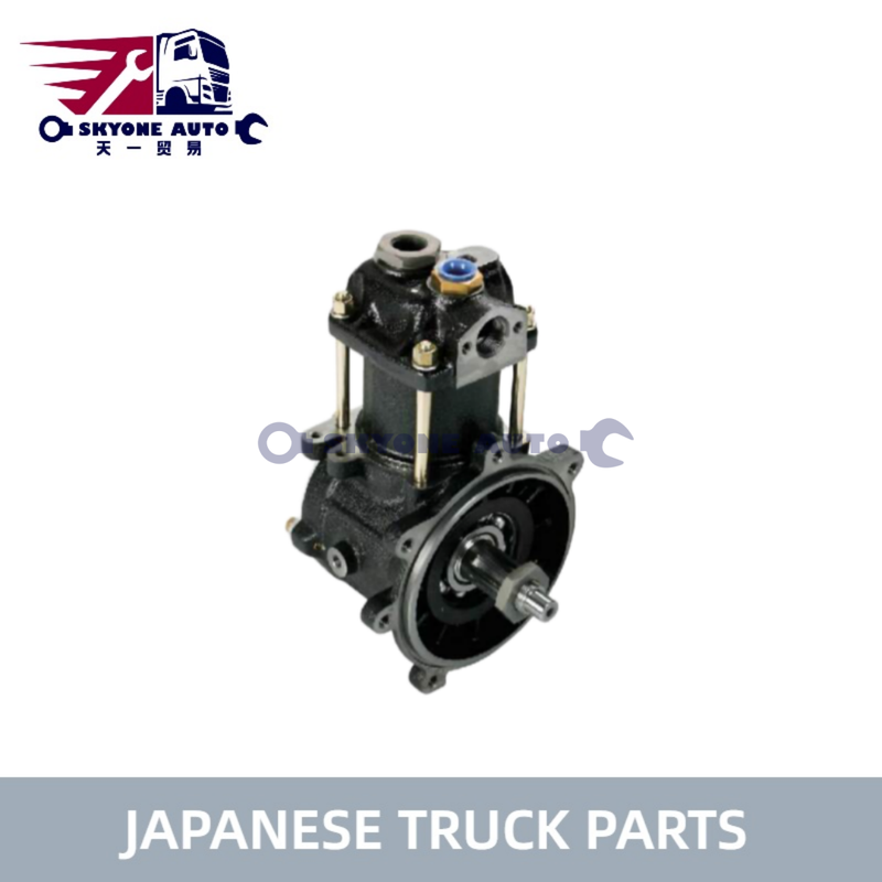 Pièces de camion japonais refroidissement par eau ME091248 80MM pompe de compresseur d'air Assy pour MITSUBISI FUSO FV415 8DC9 8DC9T camion marque HNTC