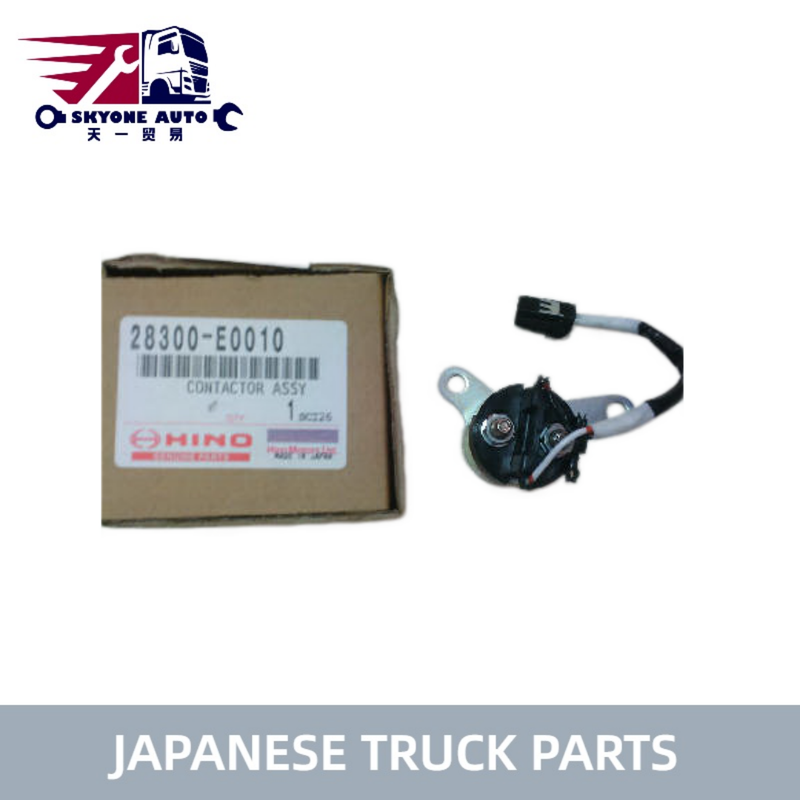 Pièces de camion japonaises Relais de démarreur 28300-E0100 28300-E0110 pour KOBELCO/HINO 700 SS1E E13C SK200-8 SK250-8 Camion Pièces de moteur Hino