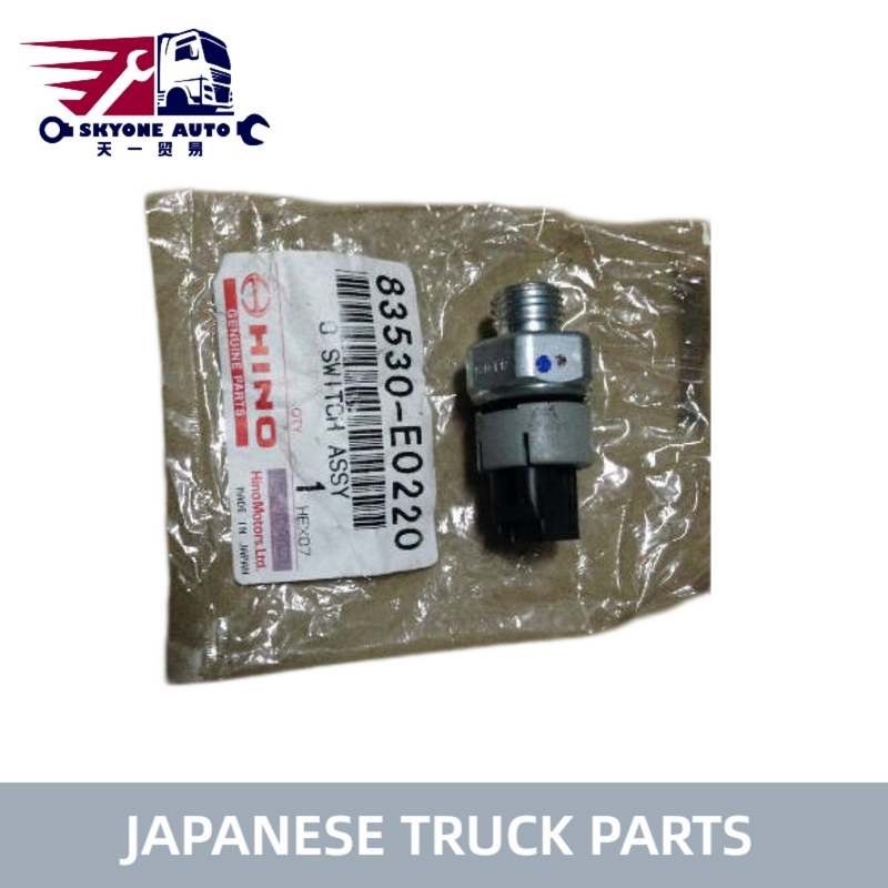 Pièces détachées de camions japonais Capteur de pression d'huile 83530-E0220 83530E0220 83530-1471 pour KOBELCO/HINO 500 J08C J08E SK200-6 Pièces détachées de moteur de camions Hino