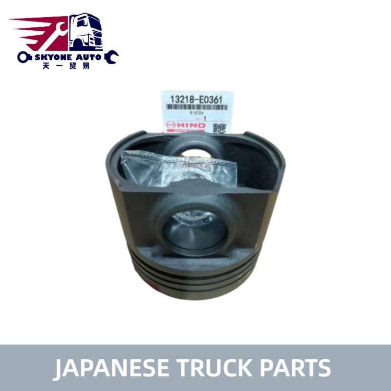 Piston de moteur de pièces de camion japonais 13218-E0361 pour camion HINO 500 J08E de haute qualité